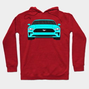 MUSTANG AQUA Hoodie